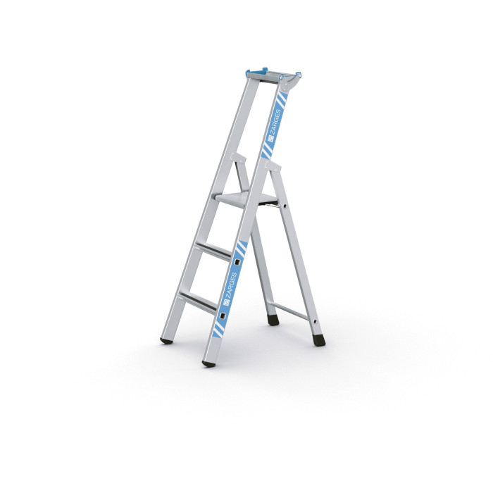 Saferstep S, Gebördelte Stufen-Stehleiter, 3 Stufen einschl. Plattform