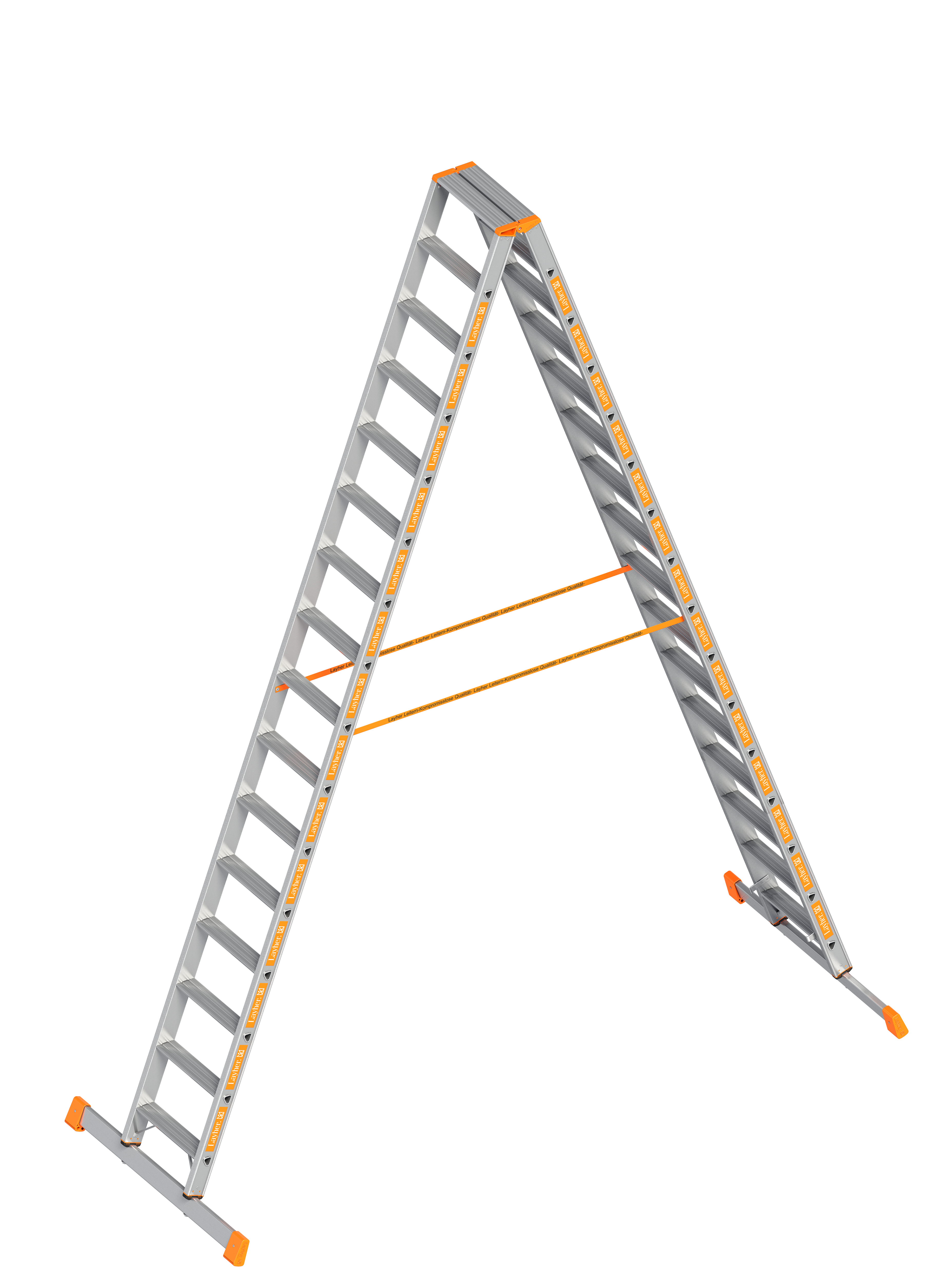 Stufenstehleiter TOPIC 1043.1 - 2x13 Stufen