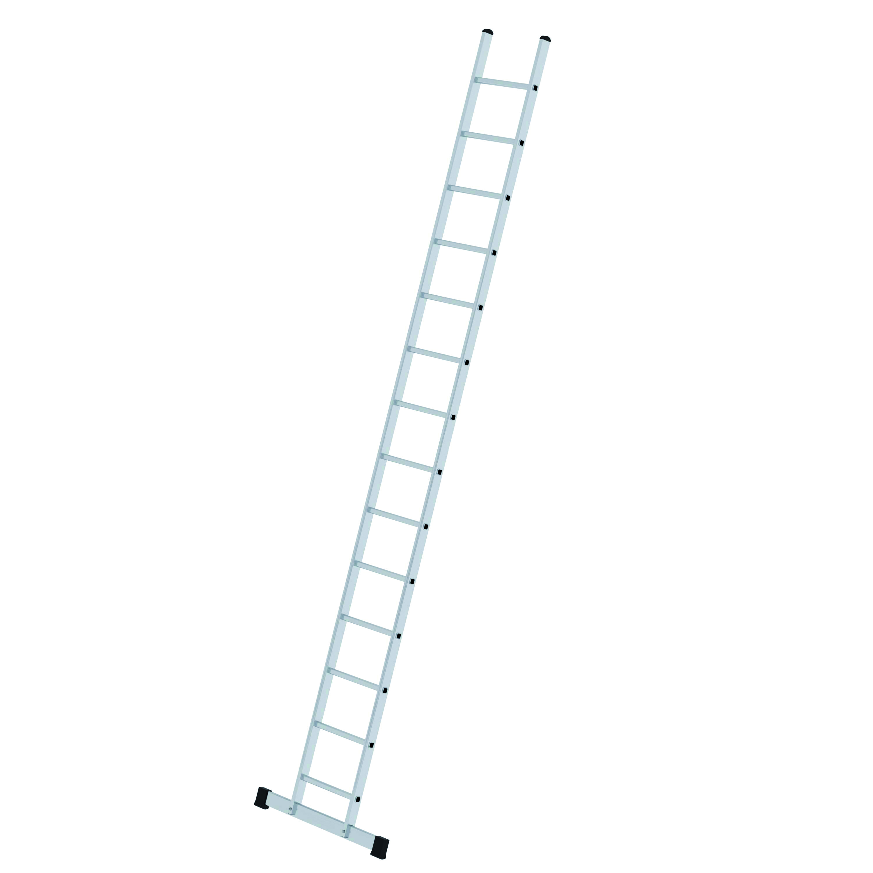 Sprossen-Anlegeleiter mit Standard-Traverse, 14 Sprossen Sprossen-Anlegeleiter mit Standard-Traverse - 12 Sprossen