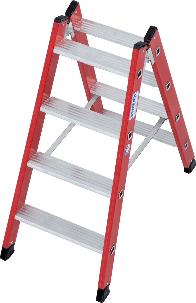 Kunststoff Stufen-Doppelleiter, 2x4 Stufen Kunststoff Stufen-DoppelLeiter, 2x10 Stufen