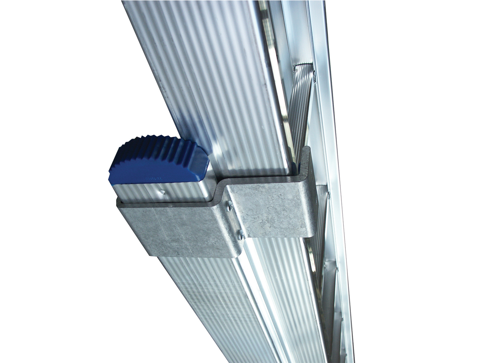 Schiebeleiter Industrieausführung, 2-teilig, 41/47cm breit verschweißt 2x12 Sprossen