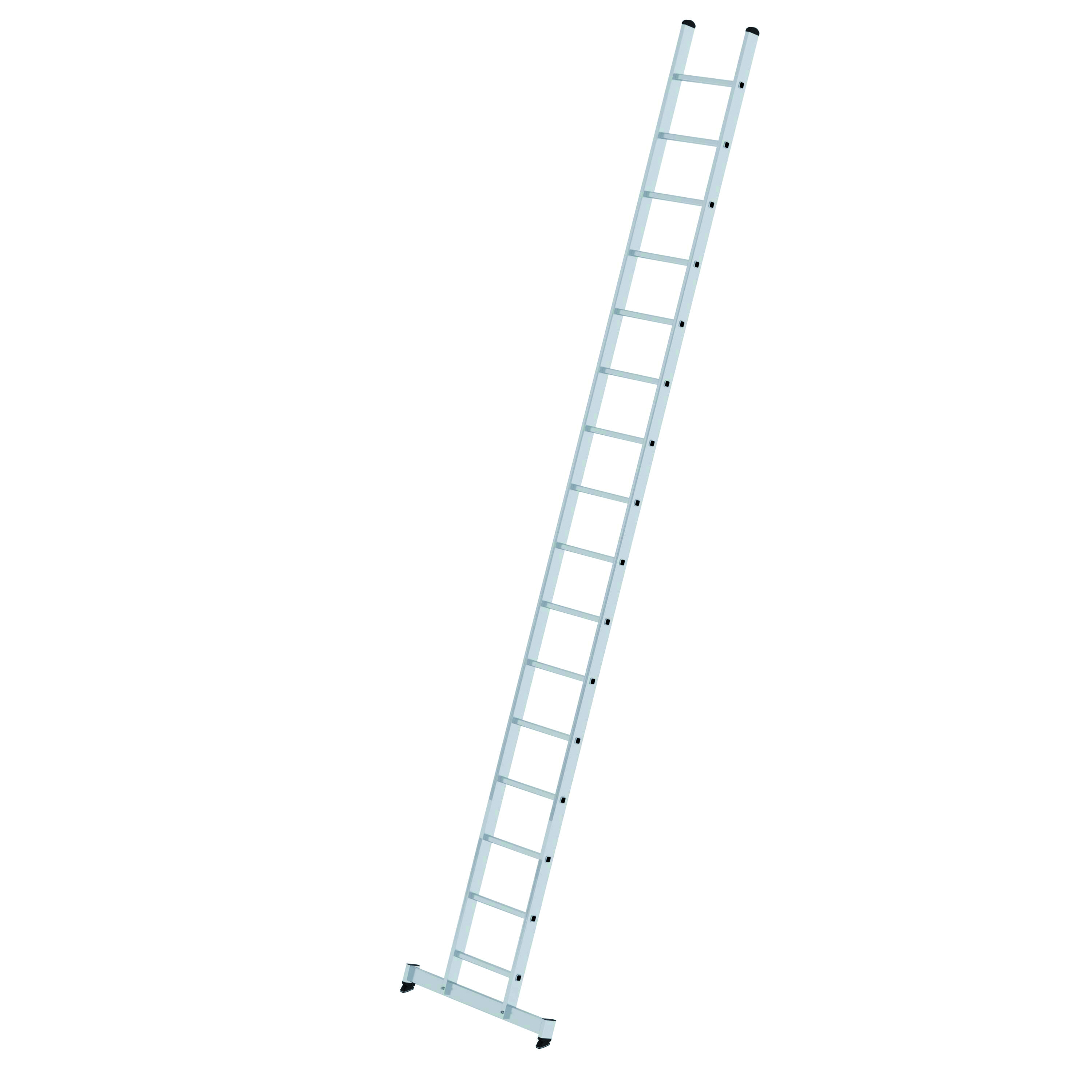 Sprossen-Anlegeleiter 16 Sprossen Sprossen-Anlegeleiter mit nivello®-Traverse - 6 Sprossen