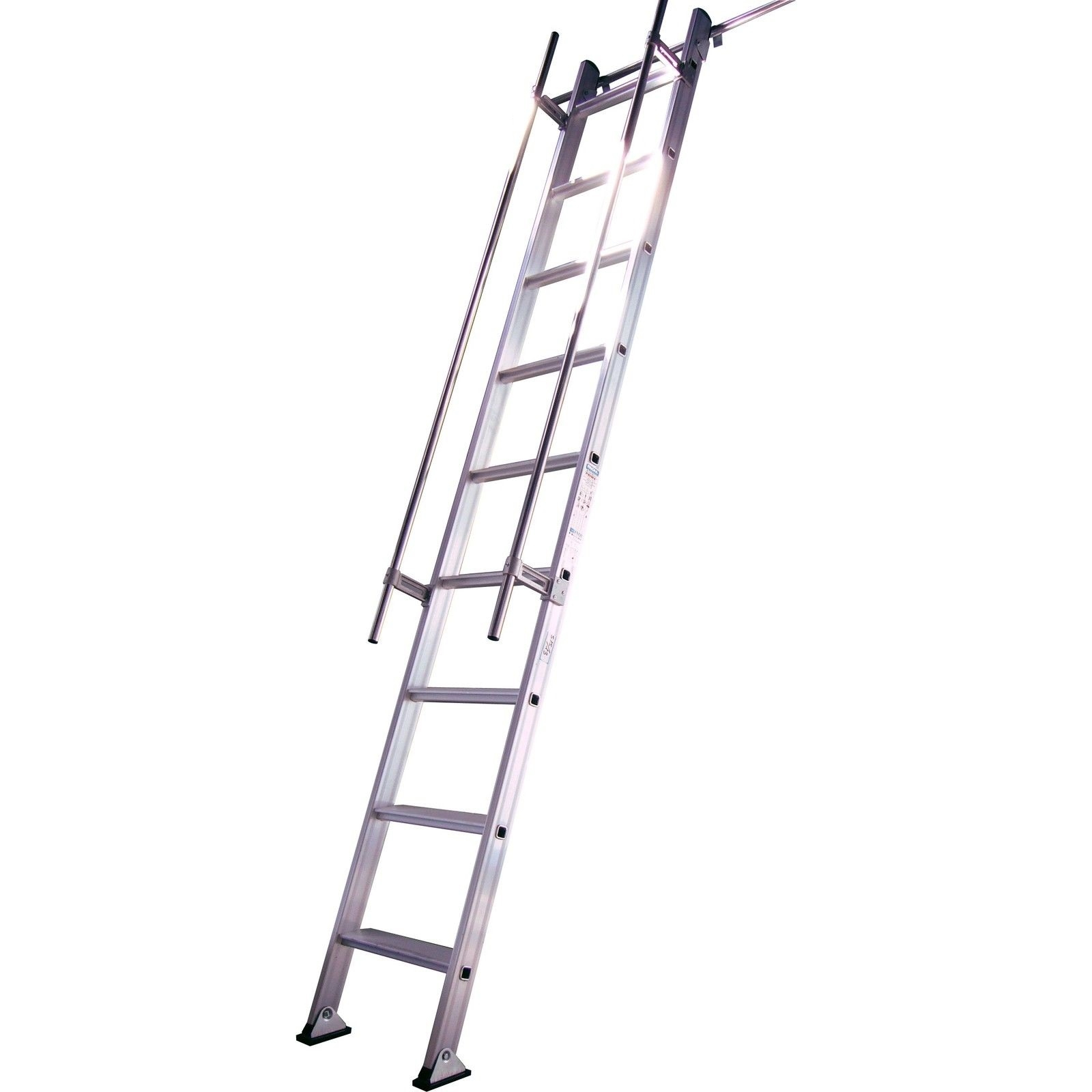 Pro Serie 600 Regaleinhängeleiter S15/1 aus Aluminium - ohne Traverse