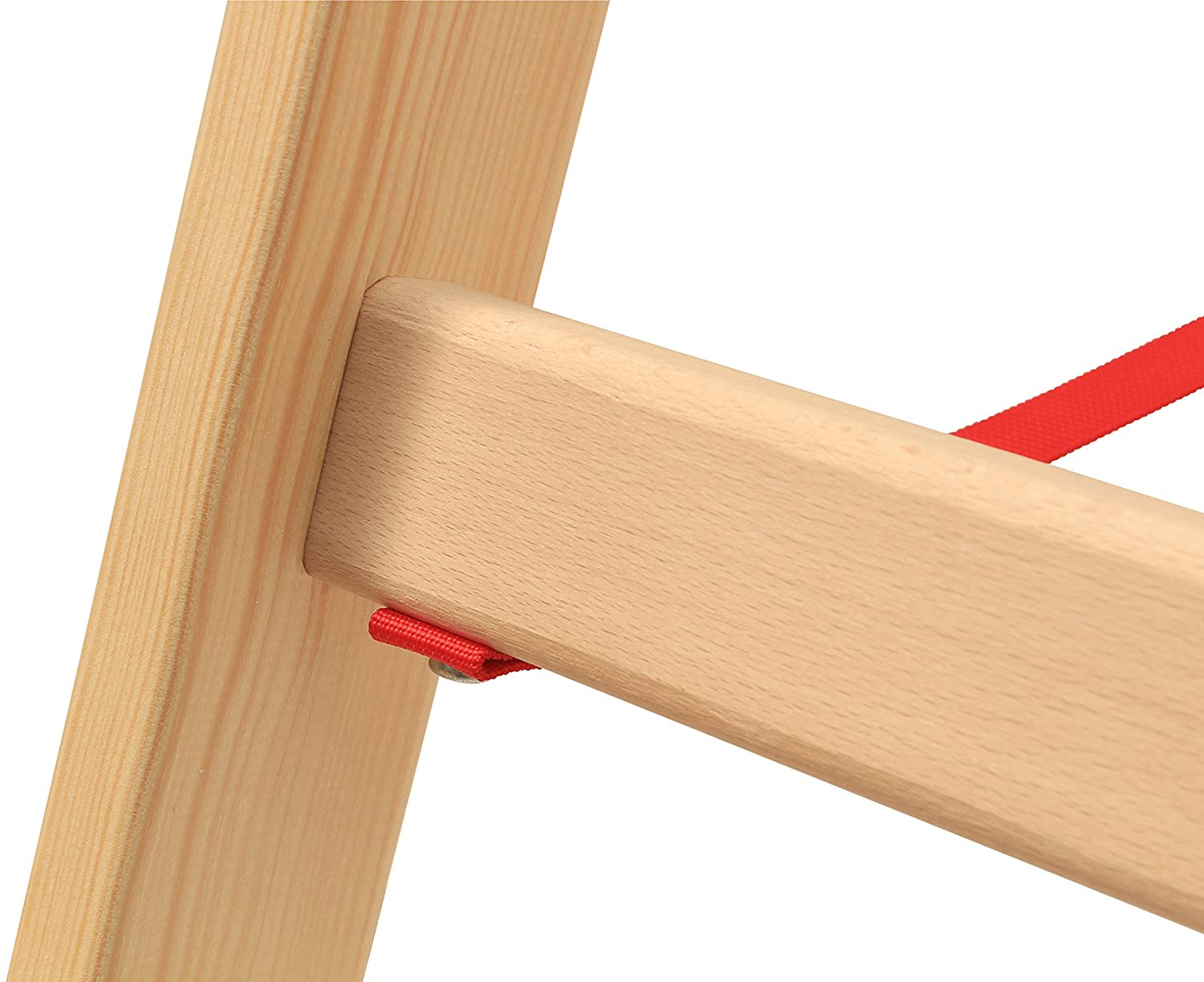 Holz-Sprossenstehleiter, beidseitig begehbar - 2x3 Sprossen