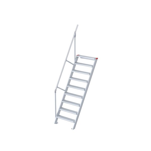 Euroline 60° Treppe , 1000 mm Stufenbreite, 4 Stufen