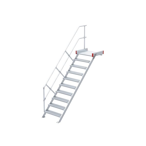 Nr. 511 Podesttreppe 45°, 600 mm Stufenbreite - 4 Stufen