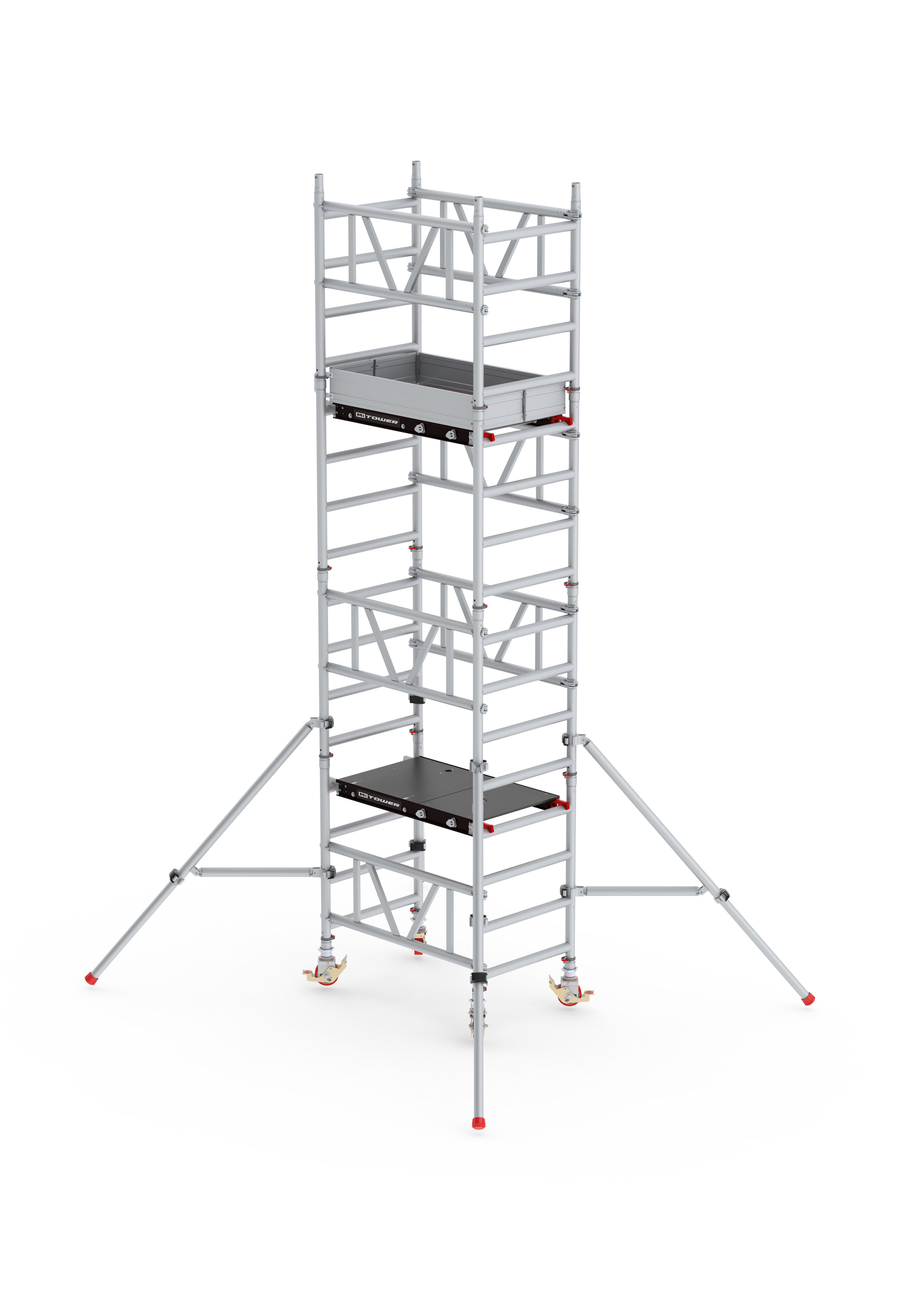 Mitower - Breit 0,75 m Holz Länge 1,20m Standhöhe 4,20m