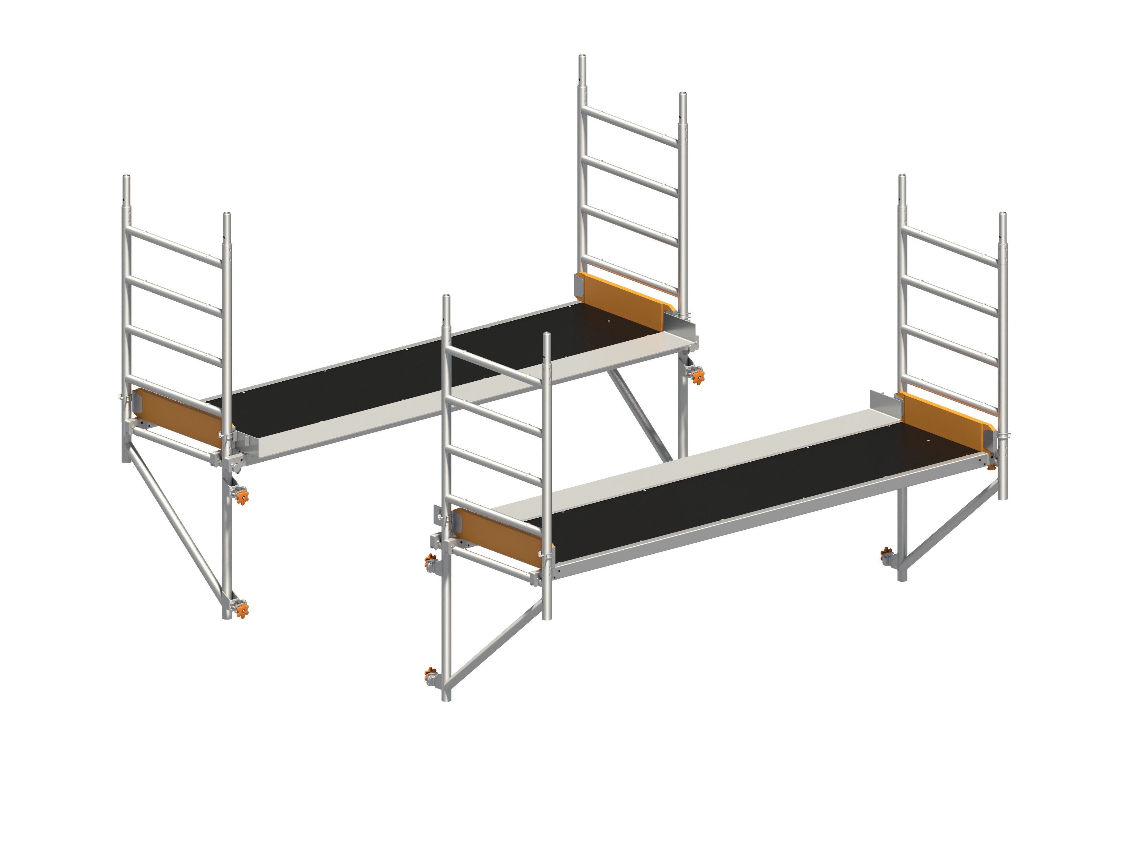 2 Konsolbelagflächen für Uni Standard und Uni Breit