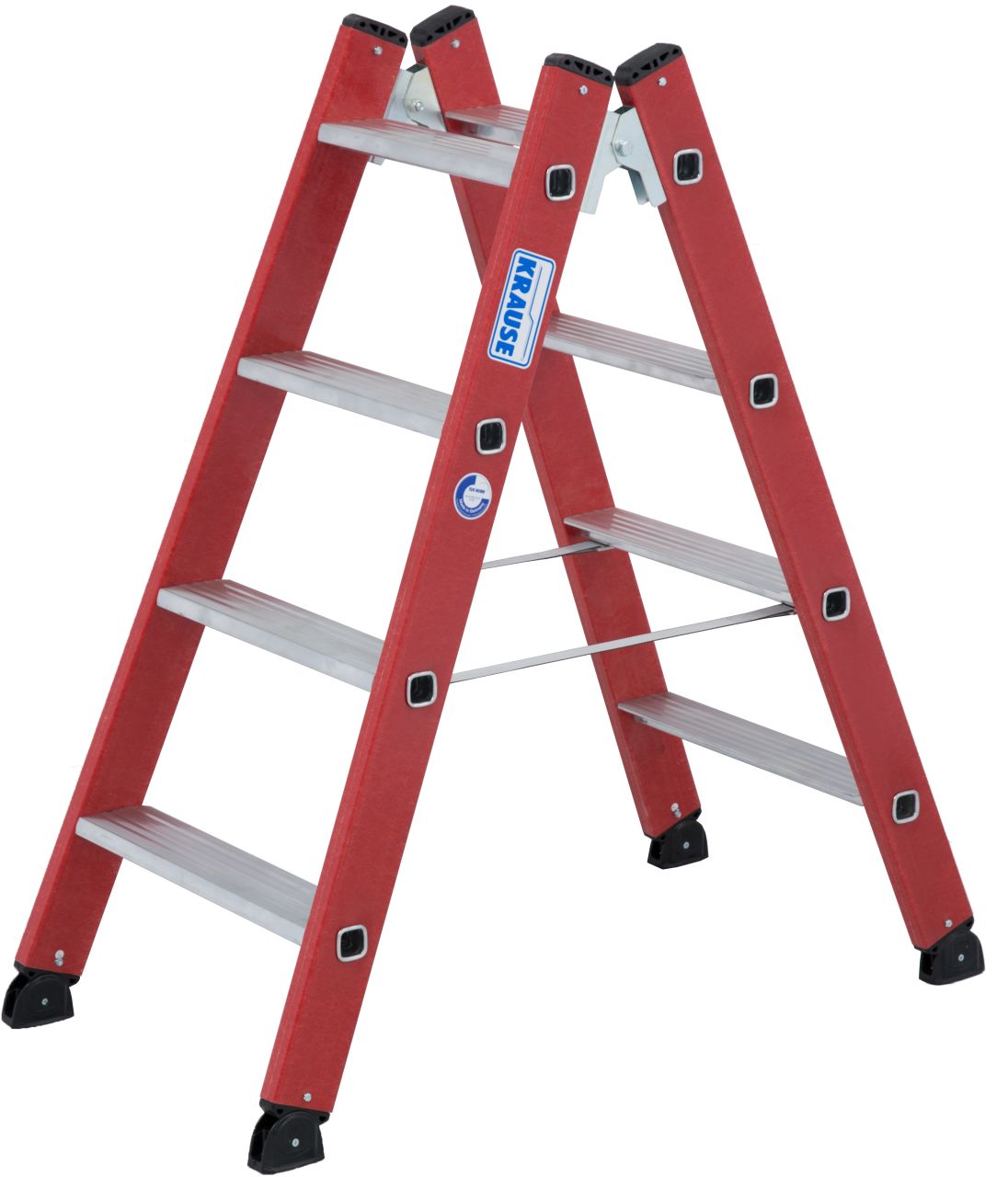Kunststoff Stufen-DoppelLeiter, 2x4 Stufen