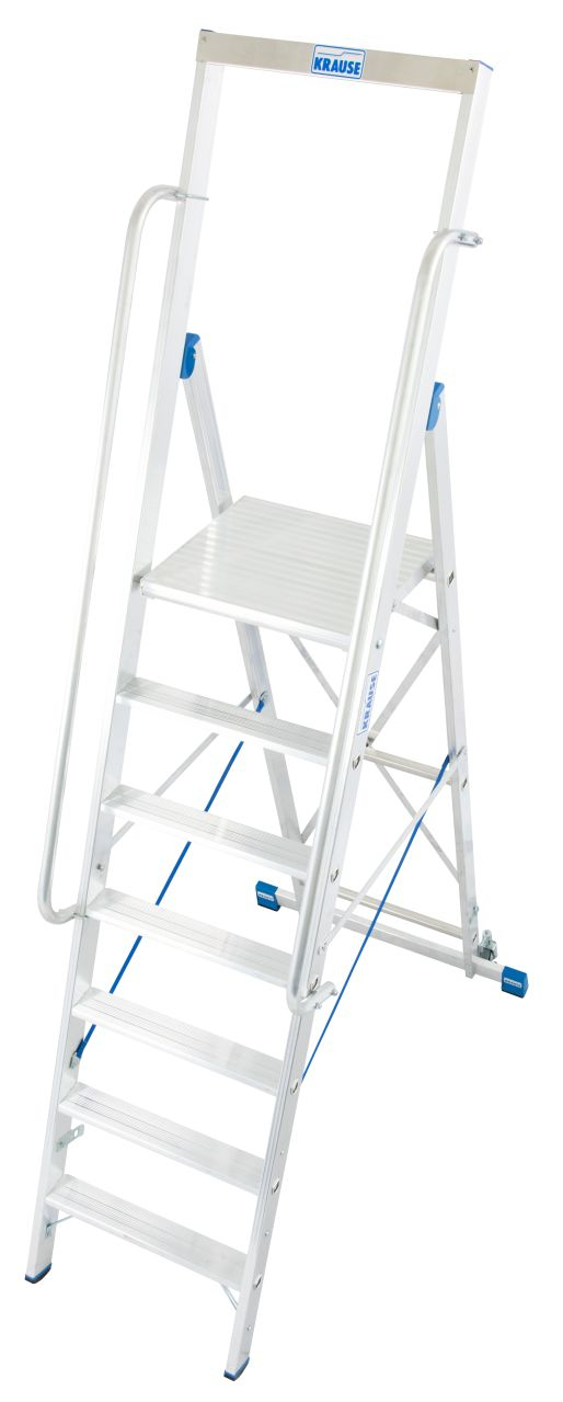 STABILO Stufen-Stehleiter mit großer Standplattform 4 Stufen
