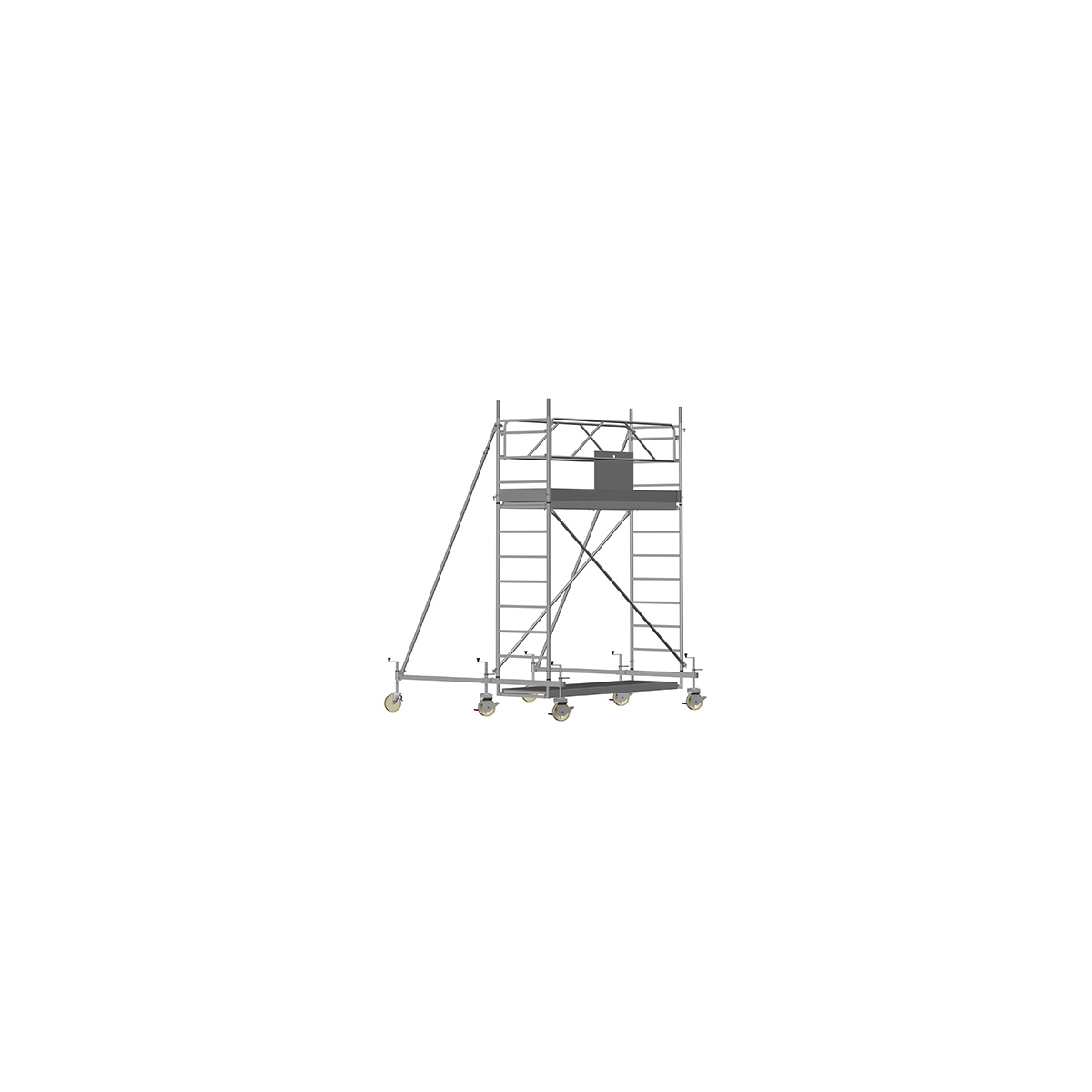 Universal PROFI - Länge: 2,50 m - Breite: 0,80 m, Standhöhe 11,60 m