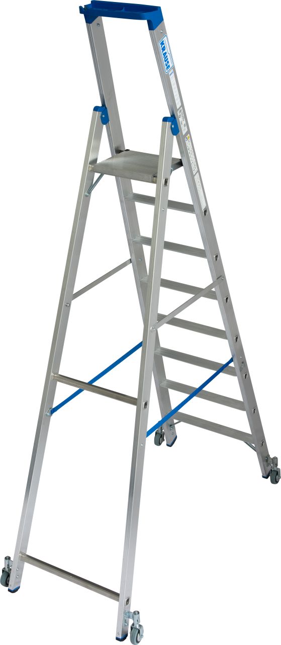 Stabilo Stufen-Stehleiter, fahrbar 8 Stufen Stabilo Stufen-Stehleiter, fahrbar 8 Stufen