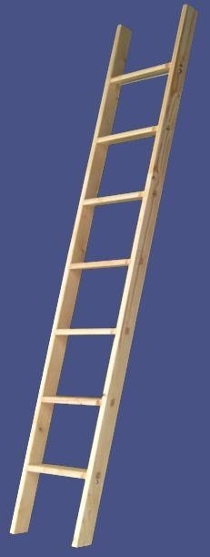 Stufenanlegeleiter mit Spannschrauben, 10 Stufen, 2,78 m lang