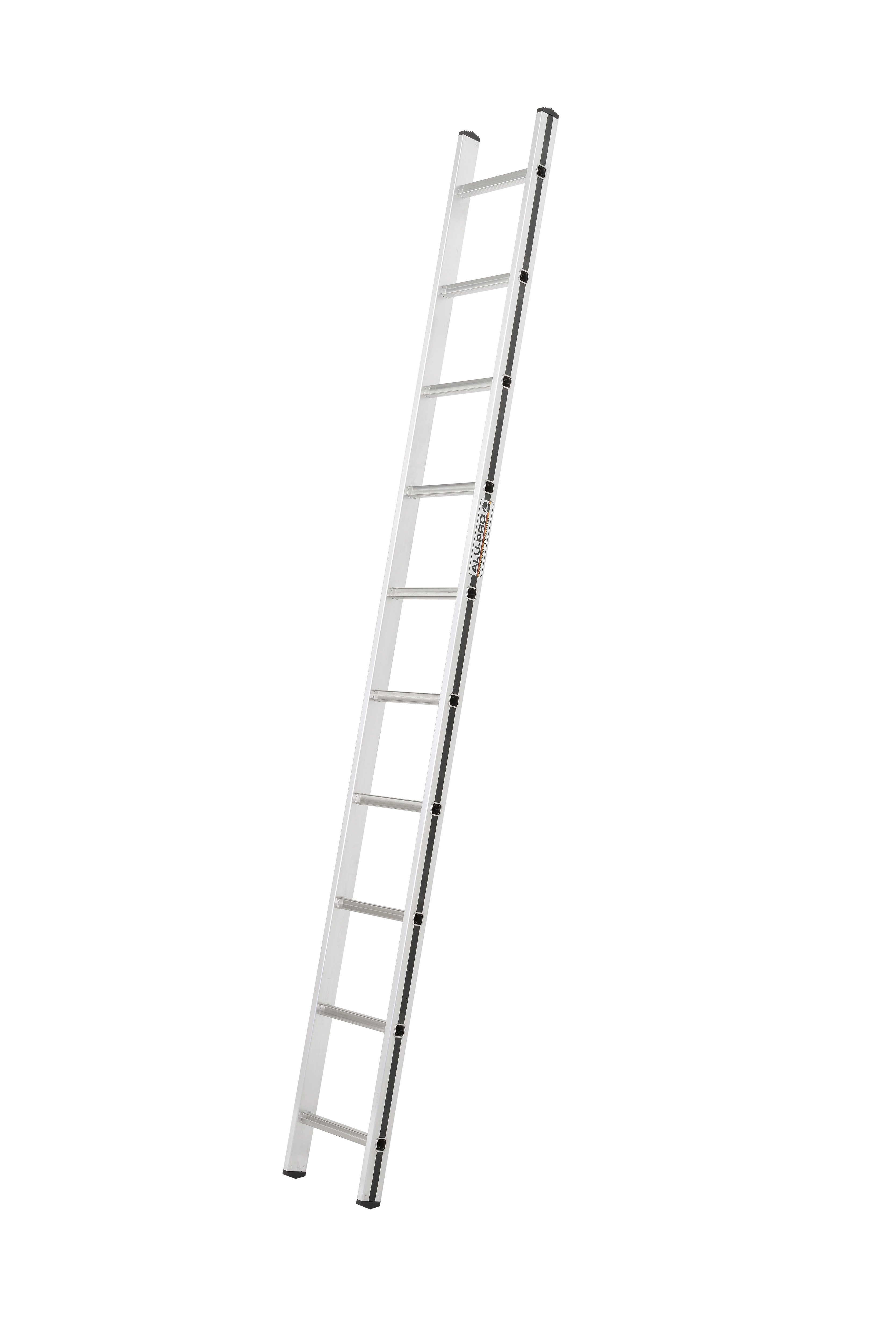 ALU PRO: Sprossenanlegeleiter - 10 Sprossen