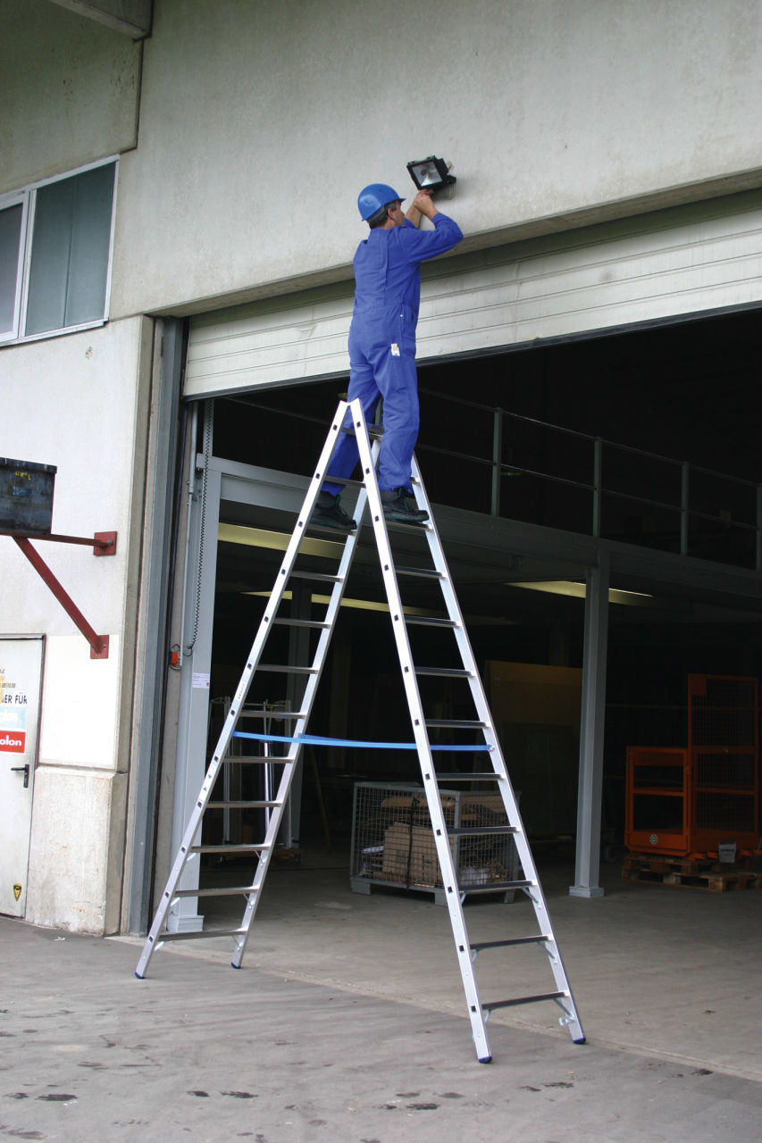 STABILO Sprossen-Doppelleiter 2x6 Sprossen STABILO Sprossen-Doppelleiter 2x6 Sprossen