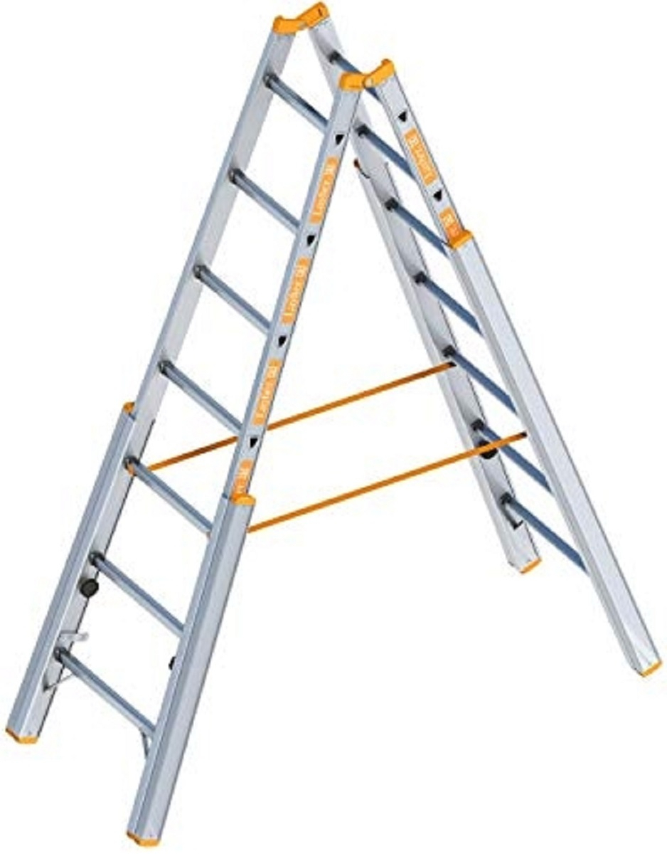 Treppenstehleiter TOPIC 1061, 2x5 Sprossen