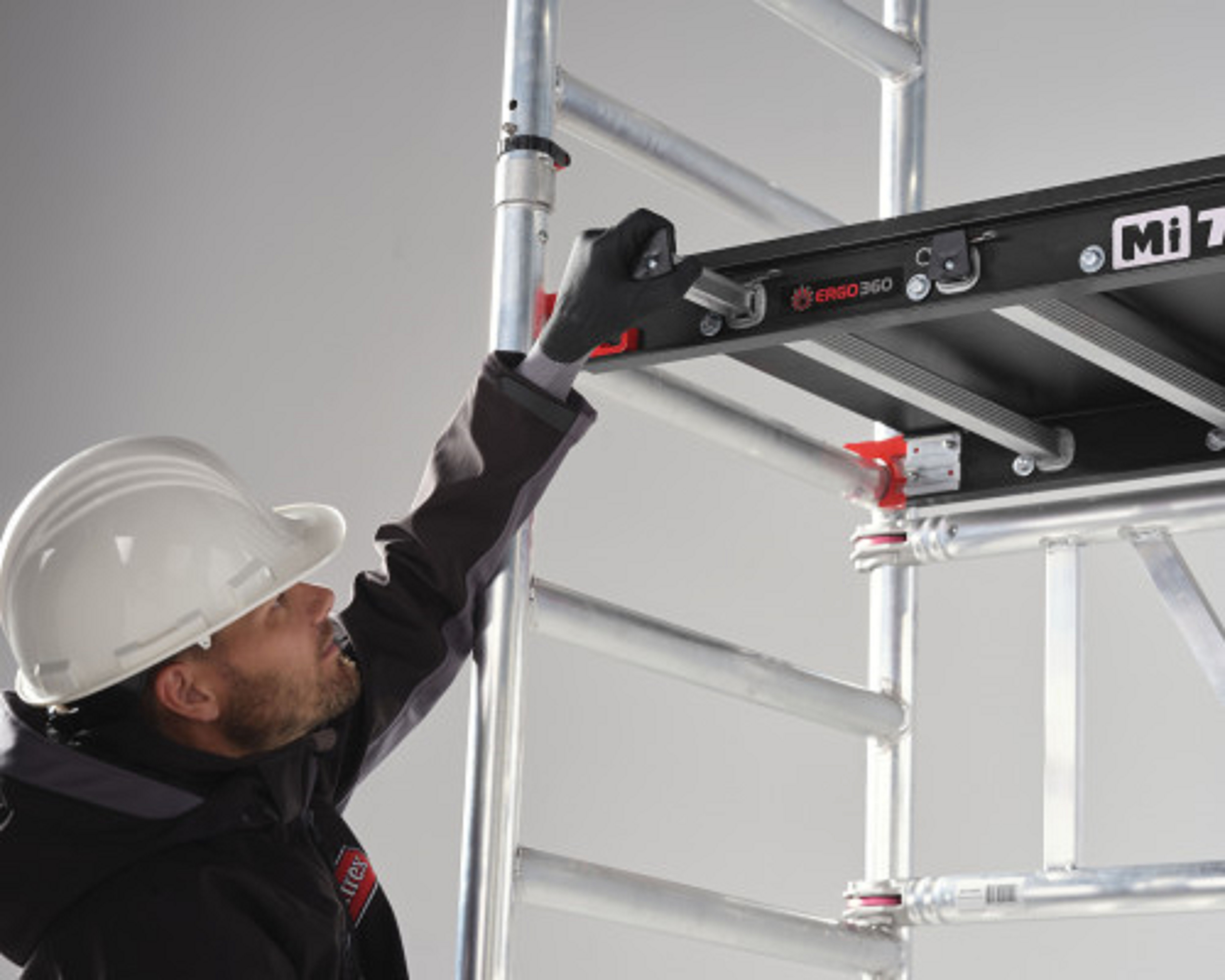 Mitower Plus mit Safe-Quick - Breit 0,75 m Holz Länge 1,65m Mitower Plus mit Safe-Quick - Breit 0,75 m Holz Länge 1,65m Standhöhe 2,20m