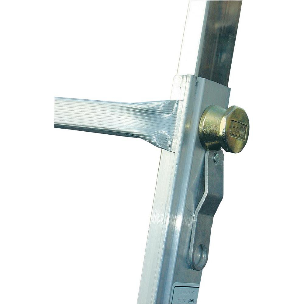 ClickMatic System Stabilo Sprossen-Gelenk-Teleskopleiter 4 x 4 Sprossen