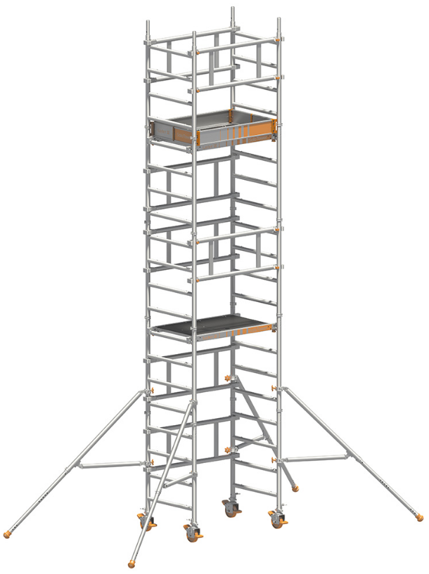 SoloTower Aufbau 3-T-Methode - Arbeitshöhe 6,15 m