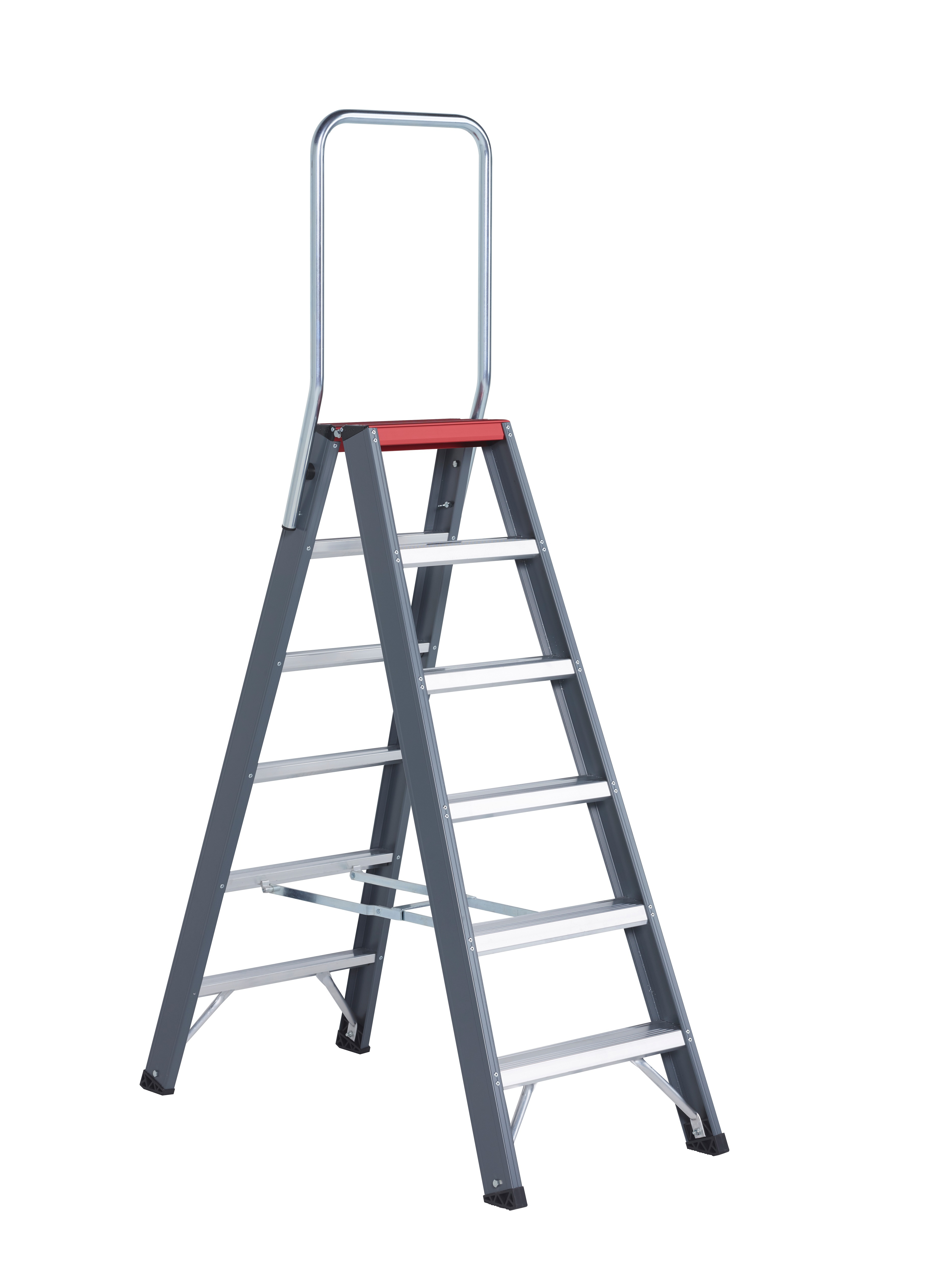 Falco FDO Stufenstehleiter, 2 x 2 Stufen