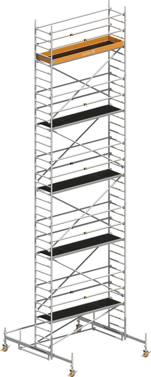Uni Standard P2 mit Uni Telegeländer, Standhöhe 11,38 m