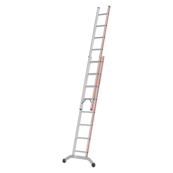 Schiebeleiter, zweiteilig - 2x6 Sprossen