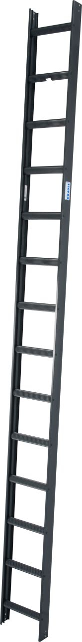 Kaminkehrerleiter (Anthrazit), 14 Stufen Kaminkehrerleiter (Anthrazit), 7 Sprossen