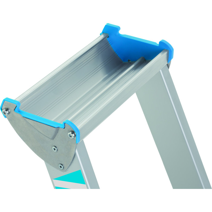 Saferstep S, Gebördelte Stufen-Stehleiter, 3 Stufen einschl. Plattform