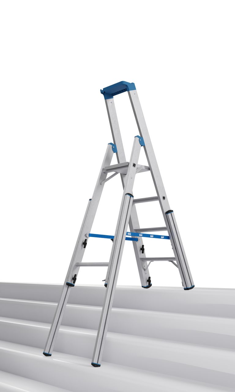 STABILO Teleskop-Stufen-StehLeiter, 4 Stufen STABILO Teleskop-Stufen-StehLeiter, 4 Stufen