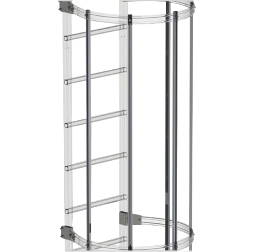 Rückenschutzstrebe, Alu eloxiert, 3000 mm lang Rückenschutzstrebe, Alu eloxiert, 3000 mm lang