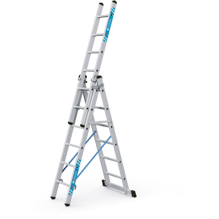 Skymaster X, Gebördelte Mehrzweckleiter, 3-teilig, 3x6 Sprossen