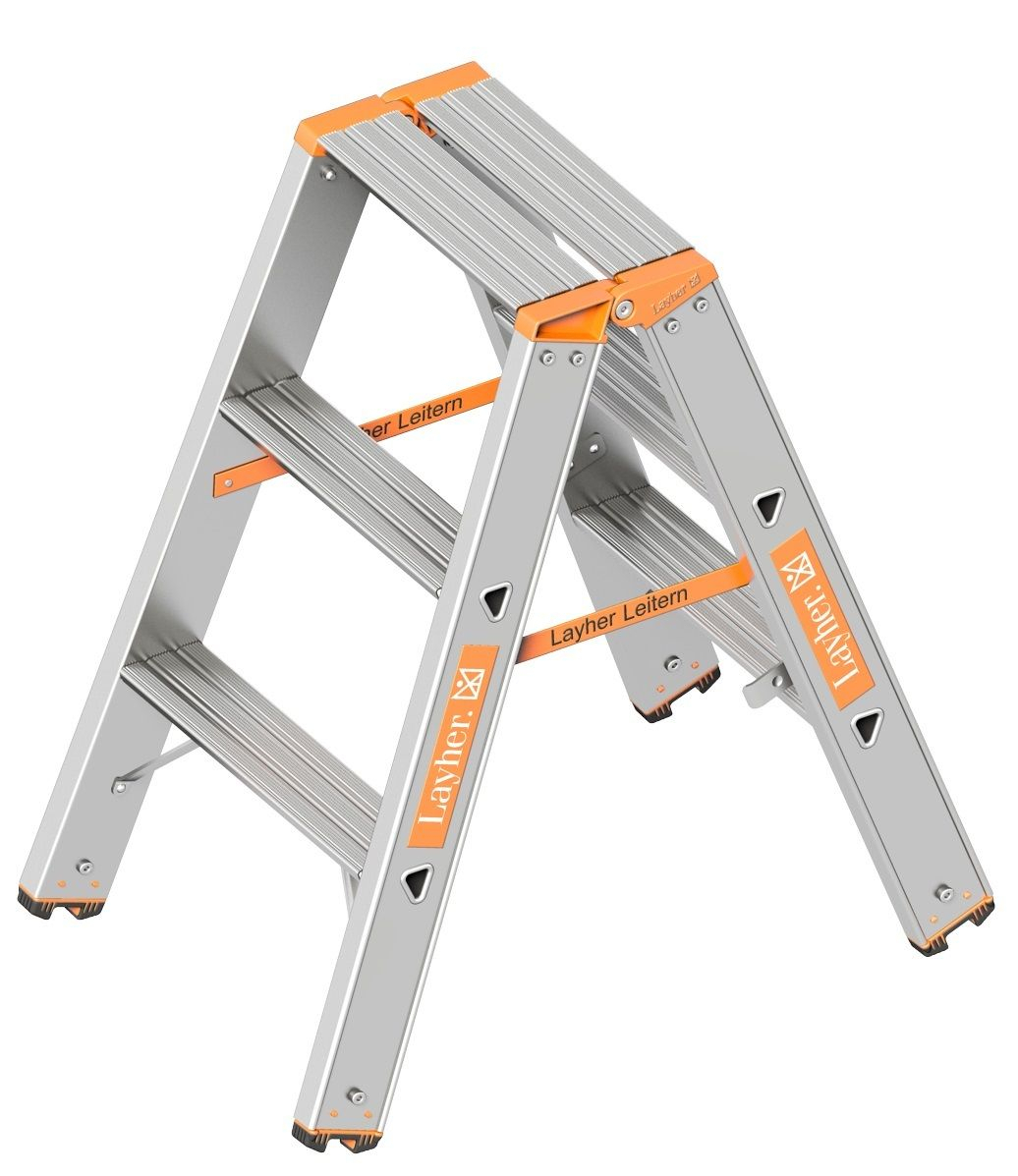 Stufenstehleiter TOPIC 1043 - 2x3 Stufen