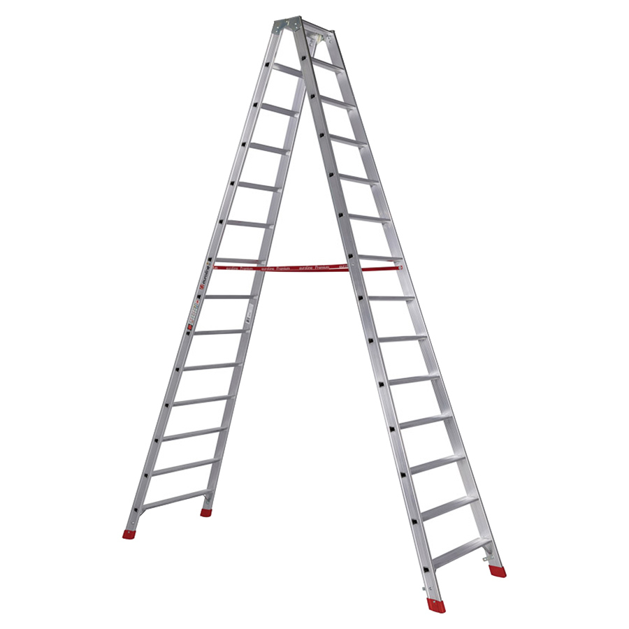 PREMIUM line Alu-Stufenstehleiter, 2 x 2 Stufen