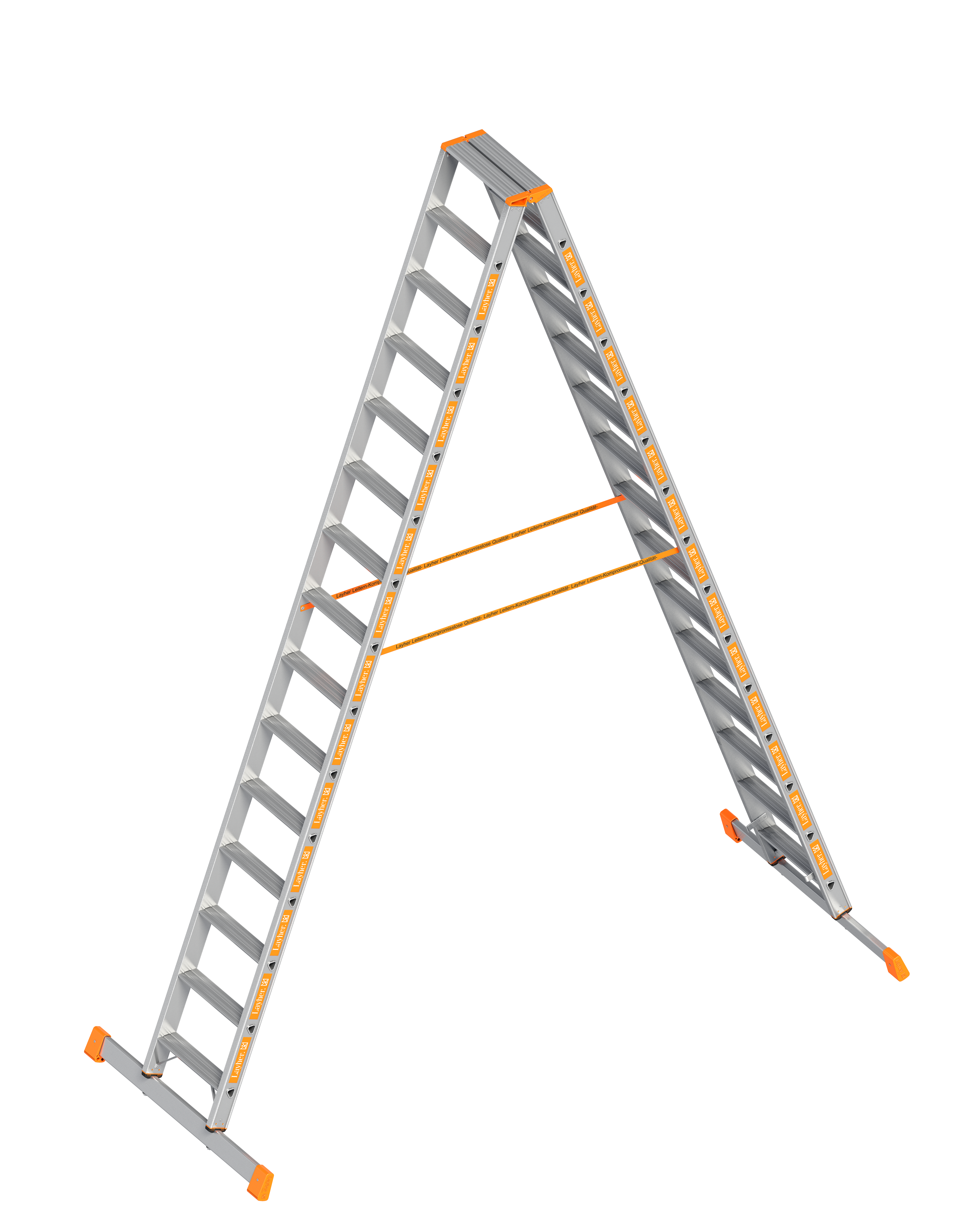 Stufenstehleiter TOPIC 1043.1 - 2x13 Stufen