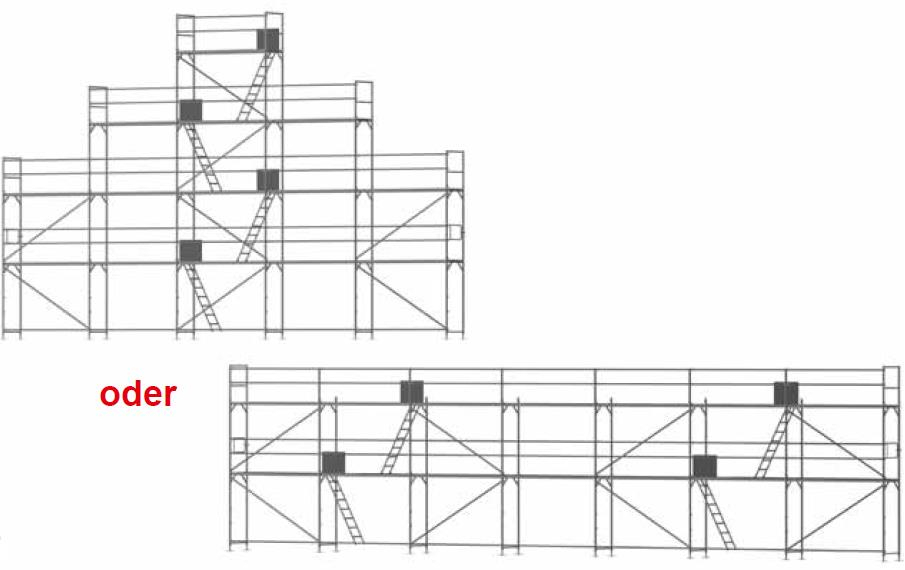 Giebelgerüst groß PLUS - 3,0 m Felder