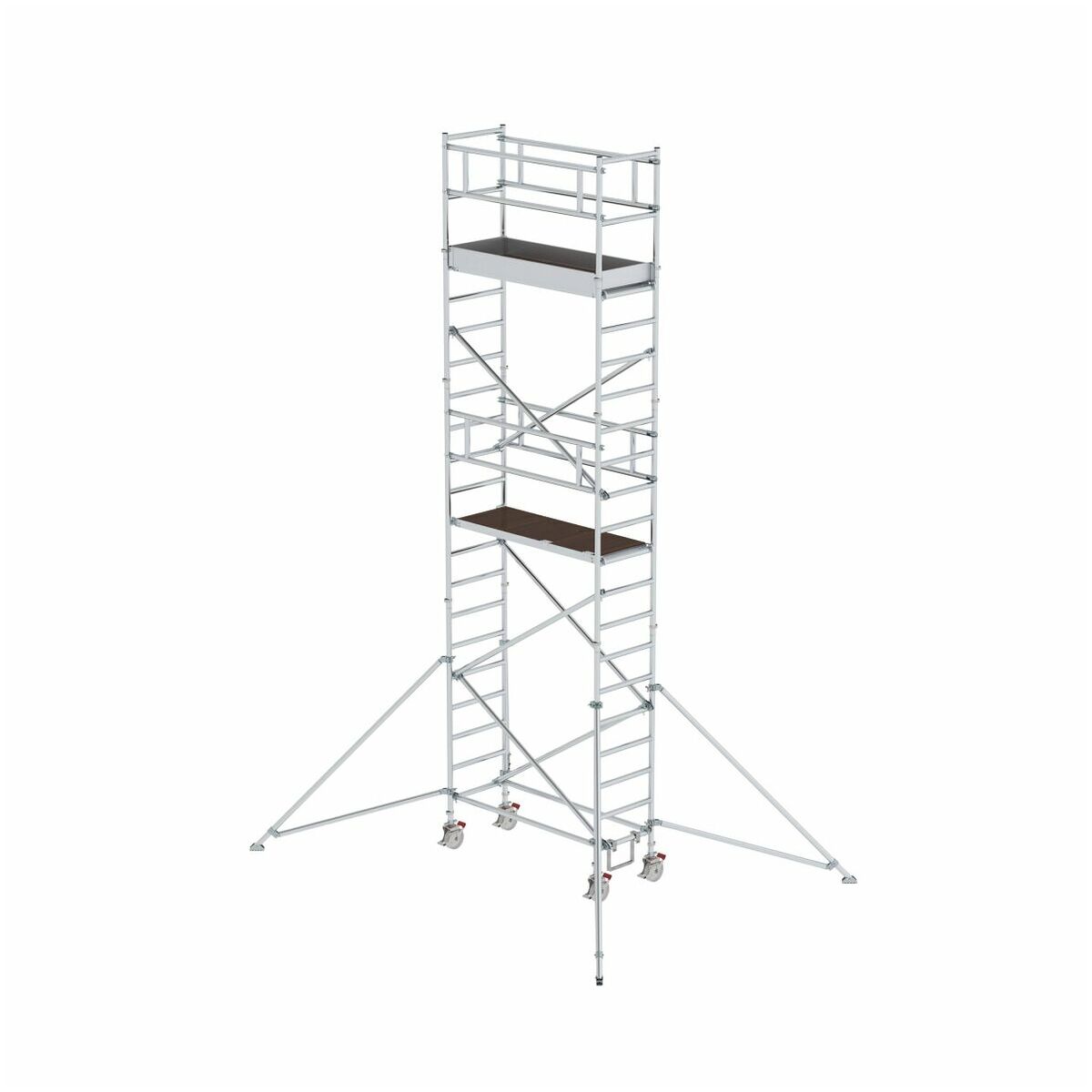 Aluminium-Rollgerüst mit Ausleger, Standhöhe 3,07 m Aluminium-Rollgerüst mit Ausleger, Standhöhe 3,07 m