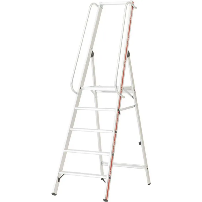 Plattformleiter mit langem Handlauf - 8 Stufen
