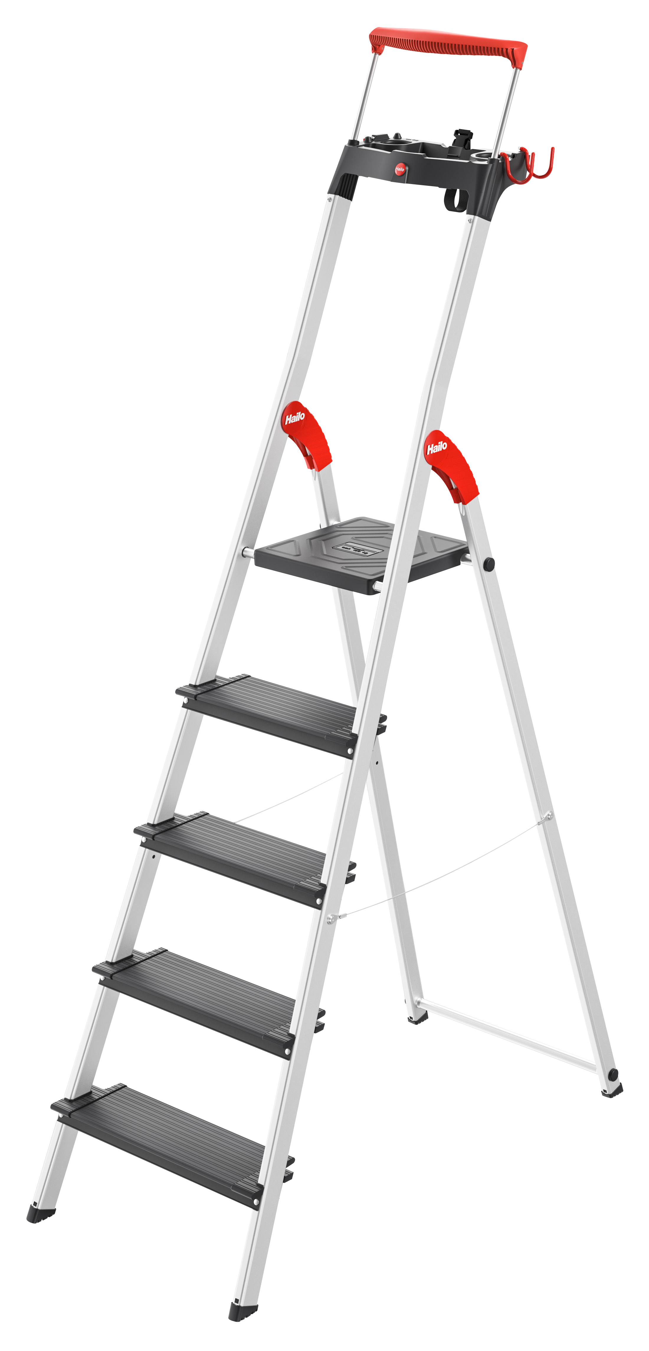 L100 TopLine- Sicherheits-Stehleiter, 5 Stufen