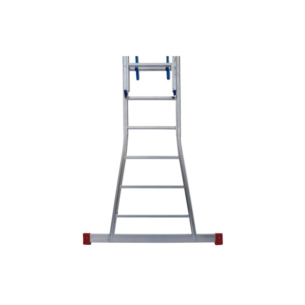 Mehrzweckleiter Industrieausführung, 3-teilig, 41/47/53 cm breit, konisch, 3 x 10 Sprossen