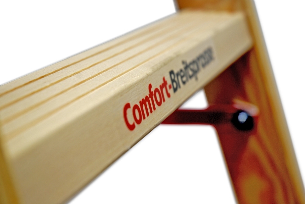 Holz-Sprossenstehleiter, 2 x 3 Sprossen