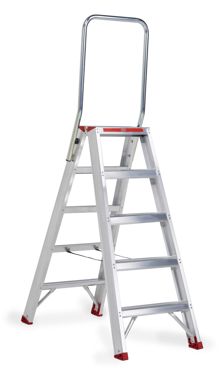 Sierra SDO- beidseitig begehbare Stufenstehleiter aus Aluminium Sierra SDO Stufenstehleiter, 3 Stufen