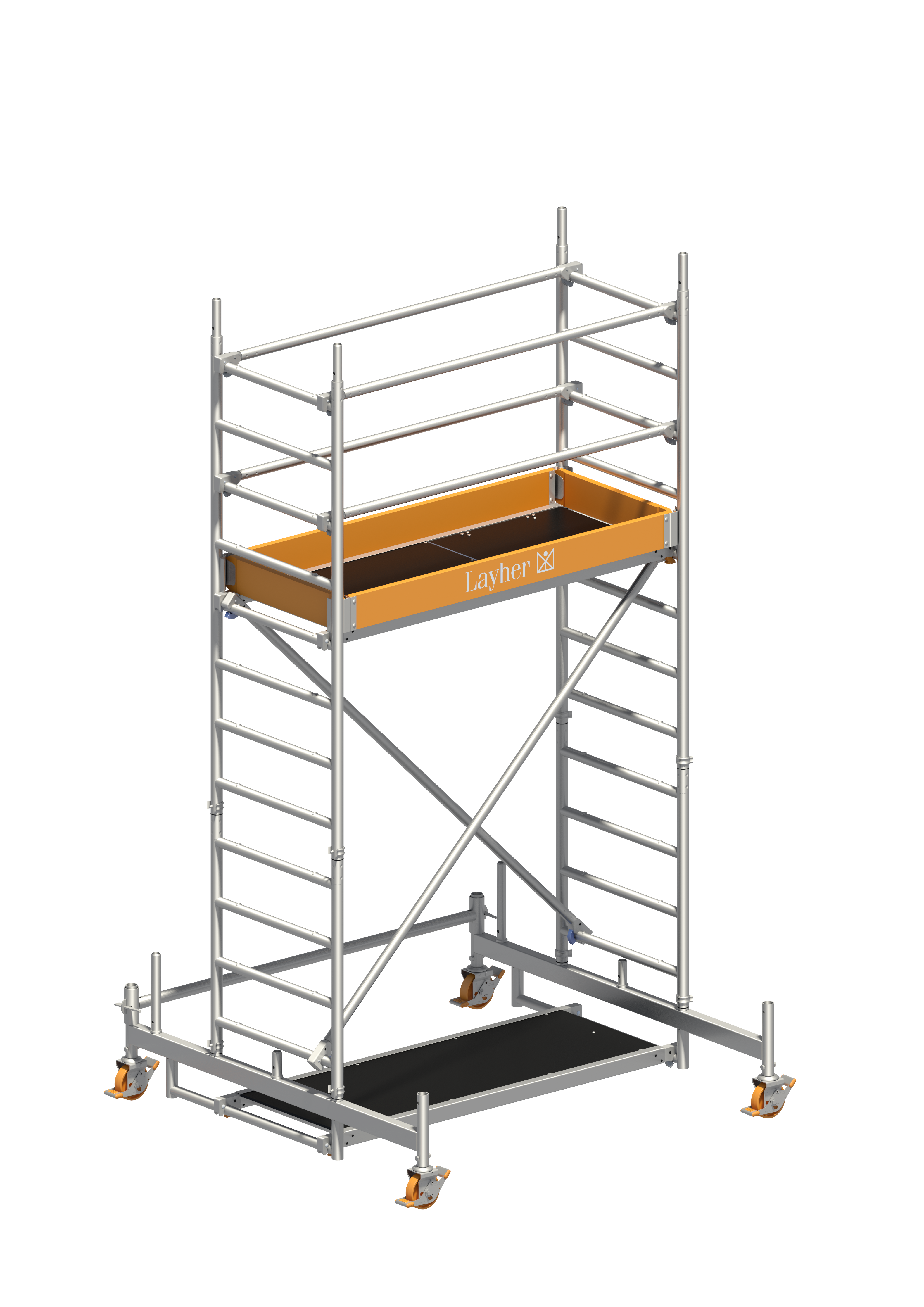 Uni Leicht P2, AH 4,26 m Uni Leicht P2, Arbeitshöhe 3,11 m