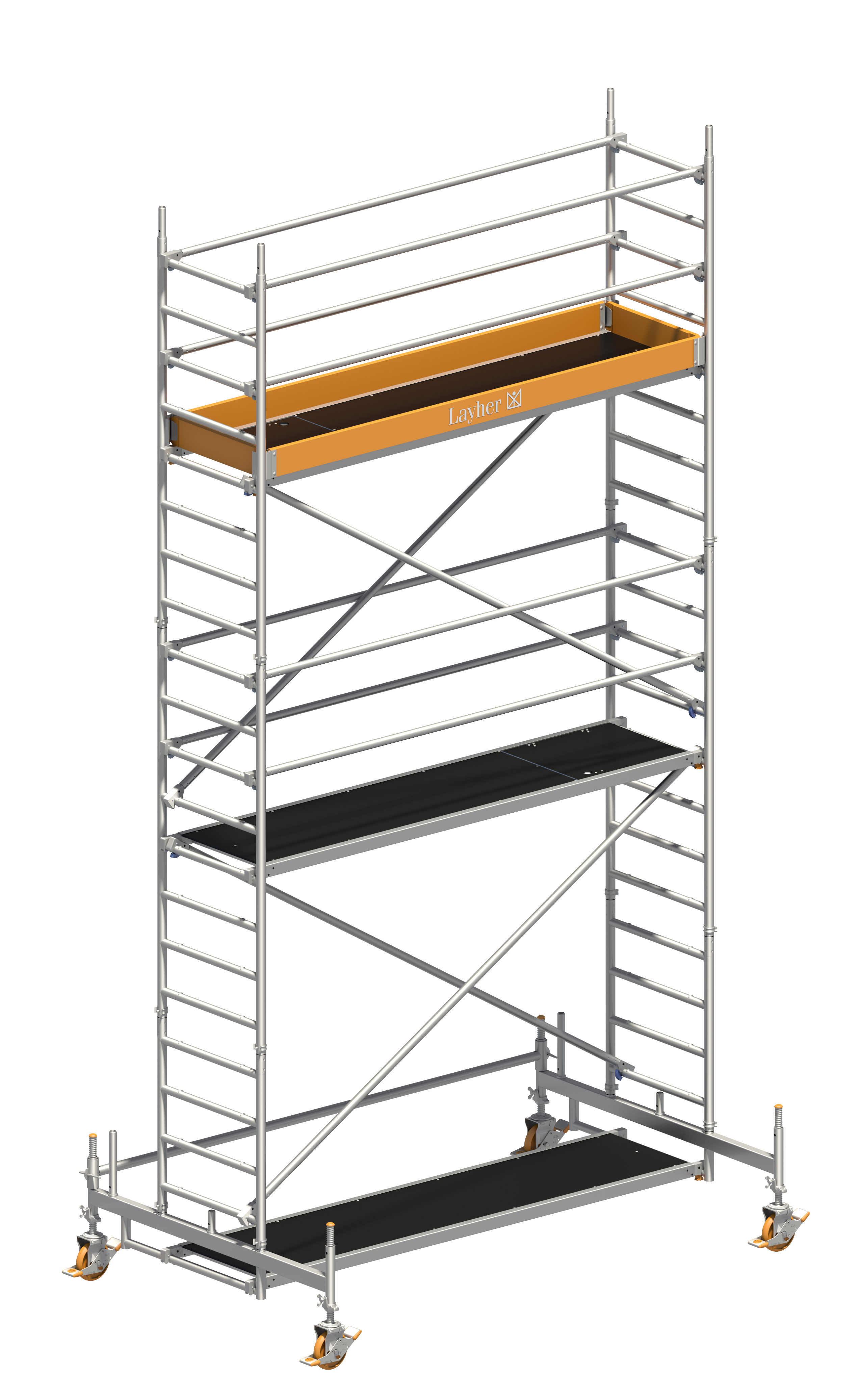 Uni Standard Sicherheitsaufbau P2 Arbeitshöhe 6,35 m