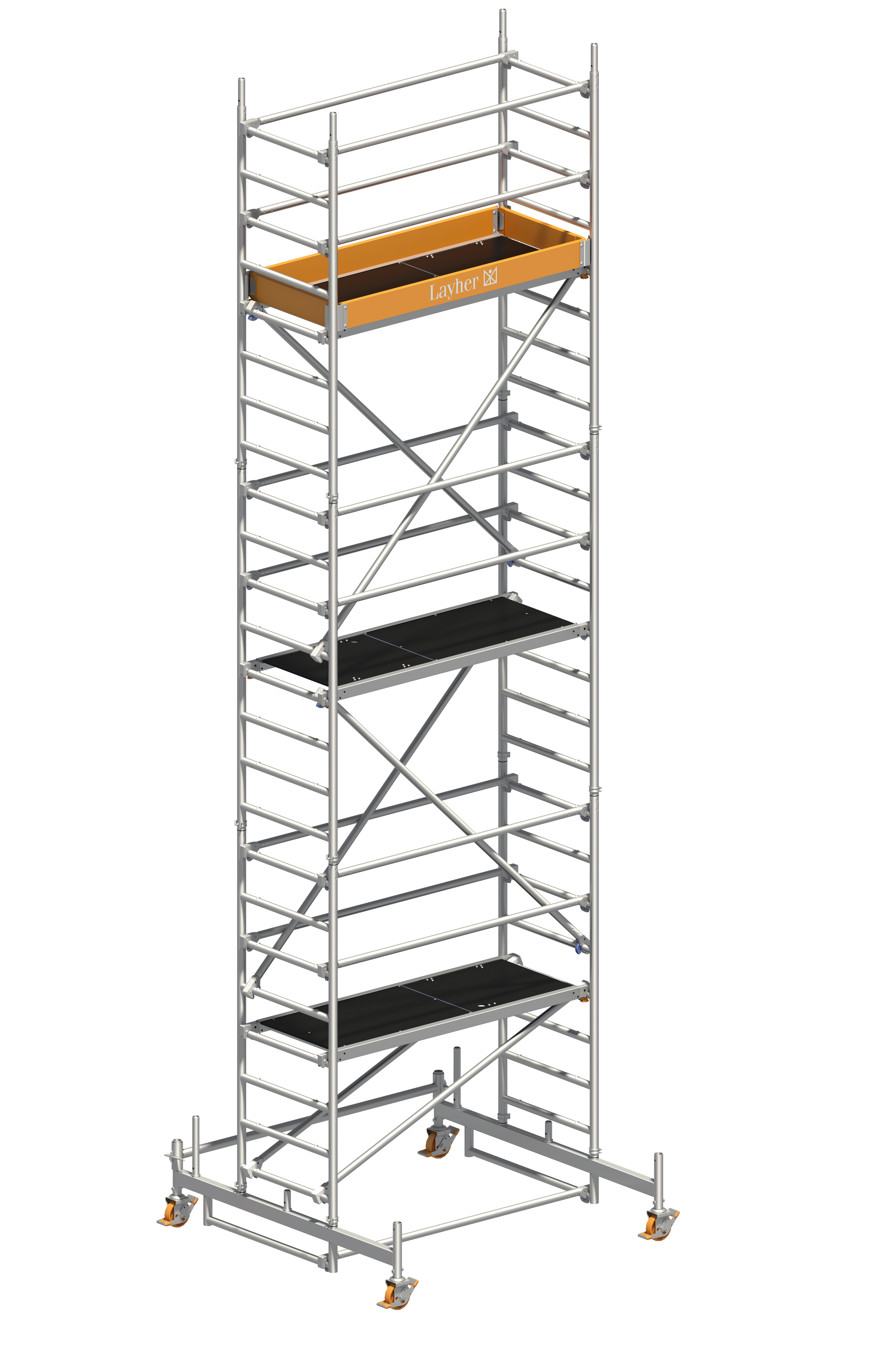 Uni Leicht P2, AH 7,26 m Uni Leicht P2, Arbeitshöhe 3,11 m