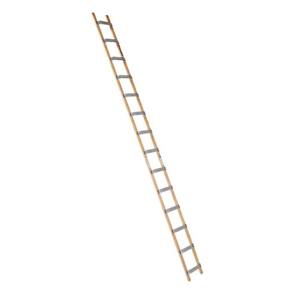Holz/Alu-Dachdeckerauflegeleiter, 8 Sprossen Holz/Alu-Dachdeckerauflegeleiter, 8 Sprossen