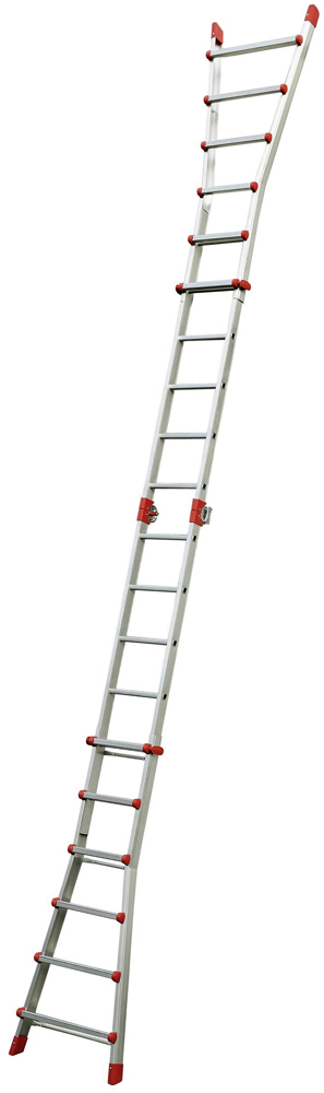 Hailo MTL - Aluminium-Multifunktions-Teleskopleiter - 4x6 Sprossen M80 Multifunktions-Teleskopleiter - 4x6 Sprossen