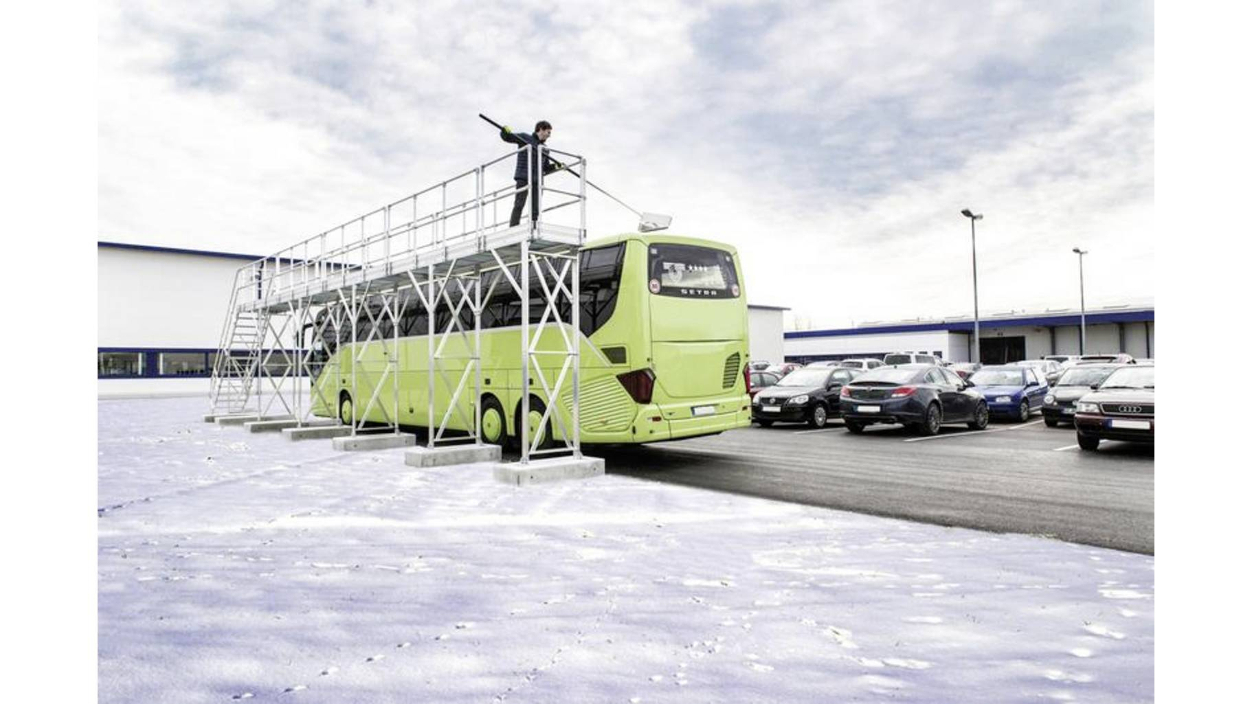 Enteisungsanlage in Modulbauweise stationär