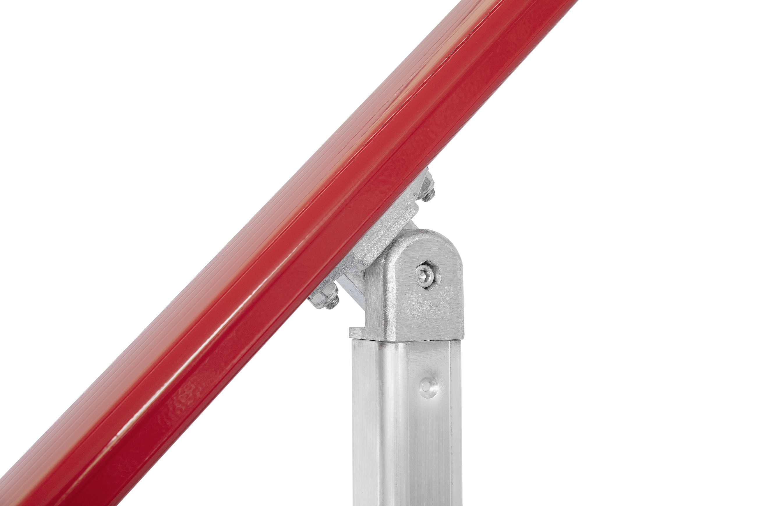 Detail Haltevorrichtung Industrietritt nach DIN EN 14183 - 3 Stufen - 600 mm breit