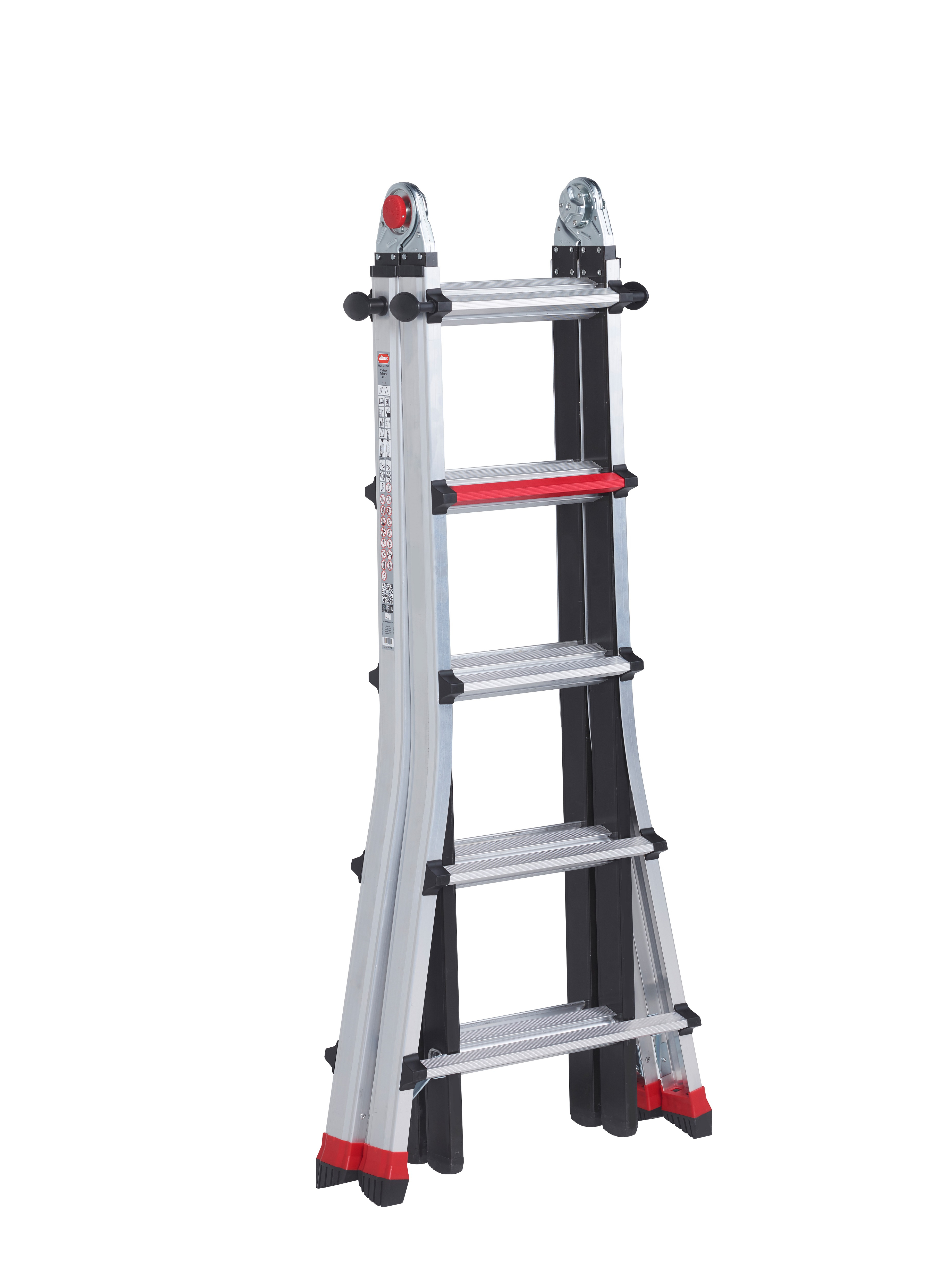 Varitrex Teleprof Vielzweckleiter, 4 x 4 Sprossen