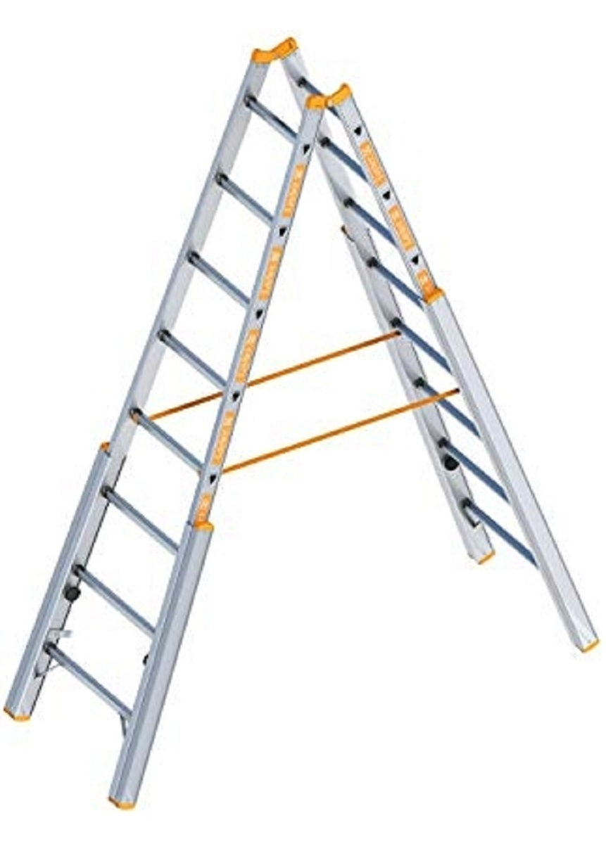 Treppenstehleiter TOPIC 1061, 2x5 Sprossen
